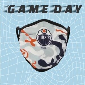 🆕 NHL Edmonton Oilers Face  Covering